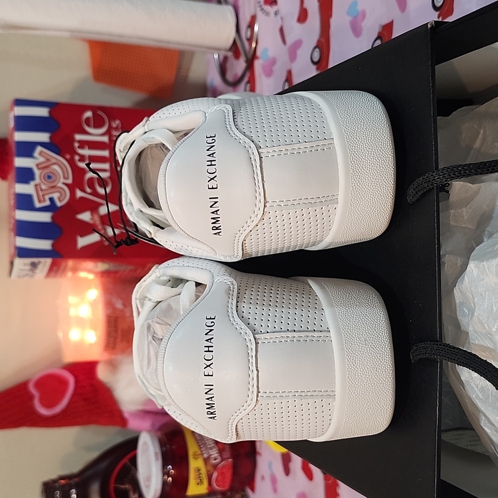 Armani OPT WHITE+OPT WHITE Men's Shoes - Picture 11 of 16